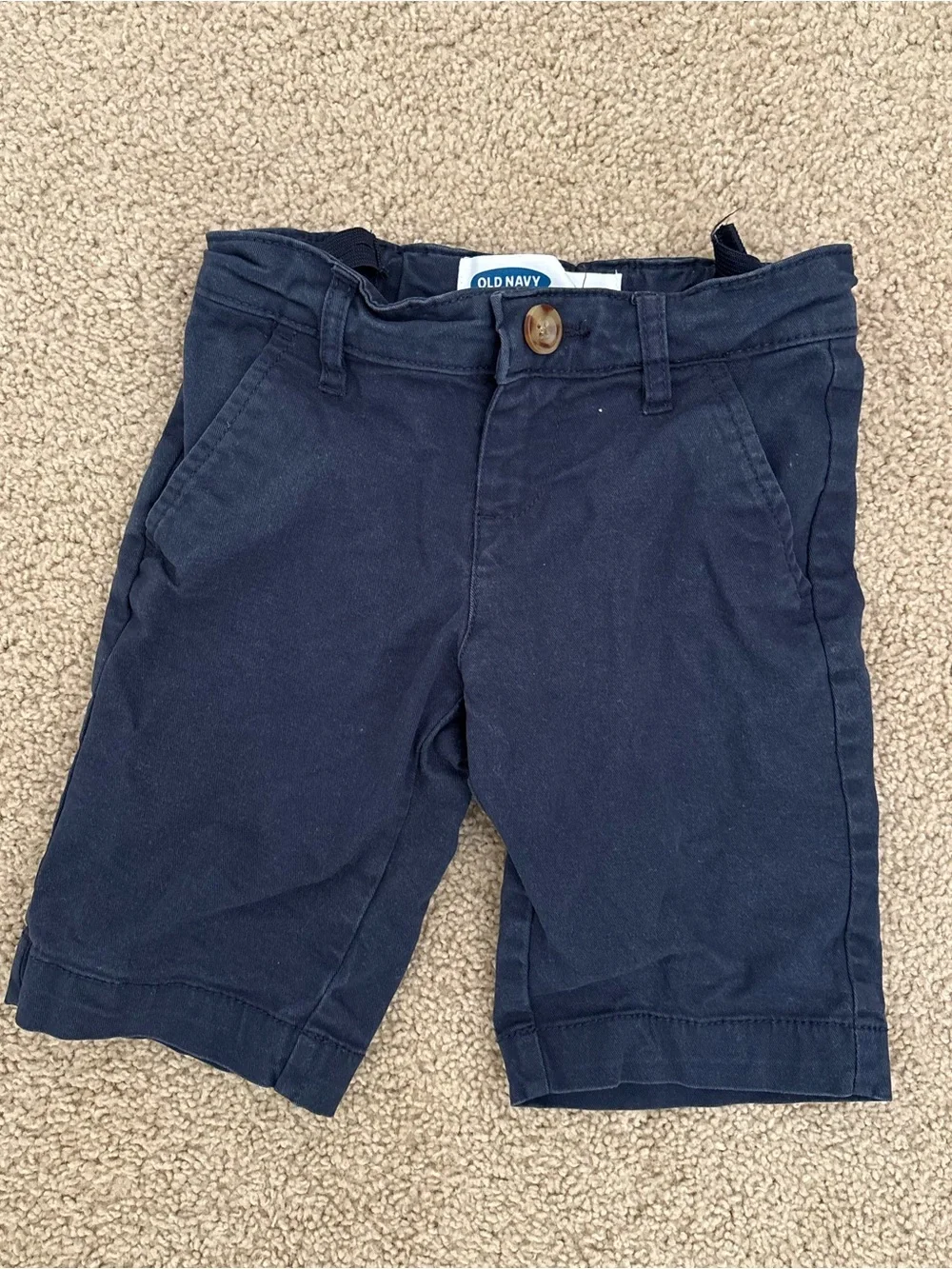Old Navy Navy Blue Kids Chino Shorts